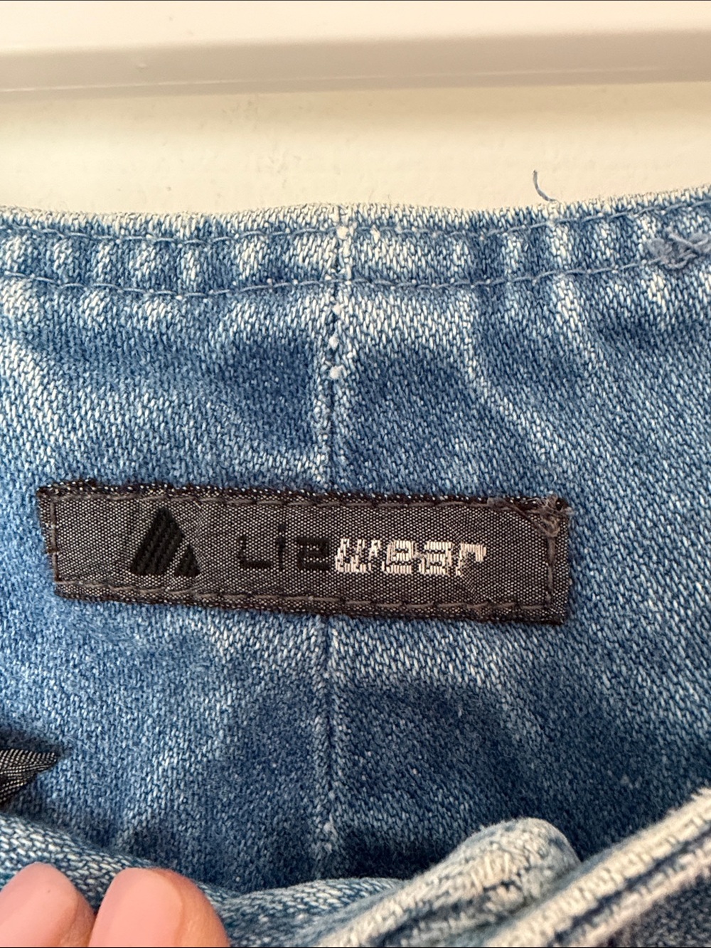 Classic Light Blue Boyfriend Jeans with Front Panel Seams lizwear vintage 1980-9 - Picture 2 of 8